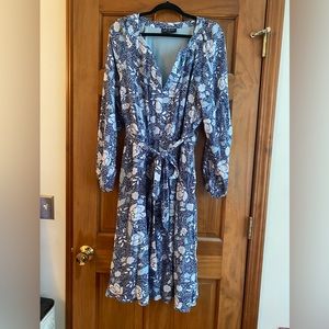 Lane Bryant midi long sleeve dress size 18